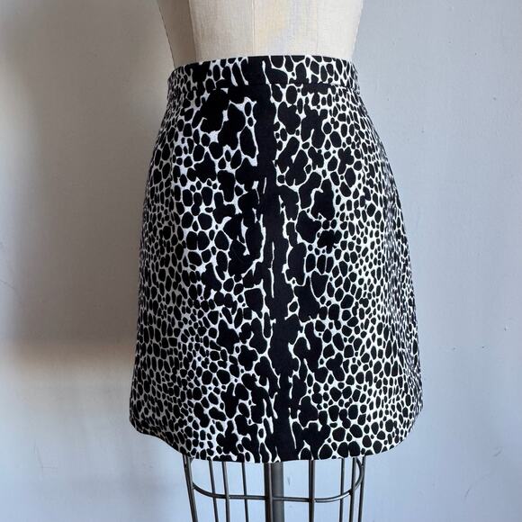 MICHAEL KORS COLLECTION Animal Print A-line Mini-Skirt - Picture 1 of 7